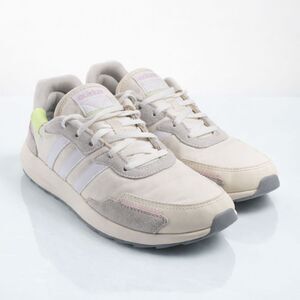 Adidas Retrorun Women’s US 7.5 Chalk White Sneakers Running Shoes | FY6494